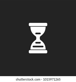 Hourglass Cursor Pointer Icon Vector
