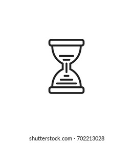 hourglass cursor pointer icon vector