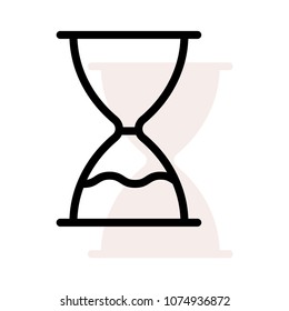 hourglass deadline timer