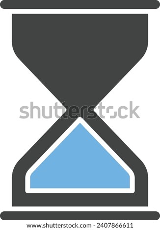 Hourglass Done icon vector image. Suitable for mobile application web application and print media.