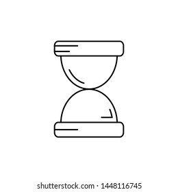 hourglass emblems. Load icon. Clock symbol. Design Elements for smm, ad, marketing, ui, ux, app and more.