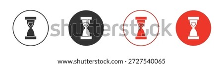 Hourglass end icon. web vector design