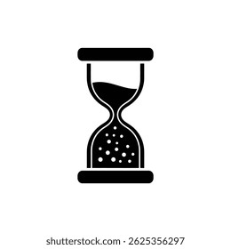 Hourglass Filled with Coin Dust