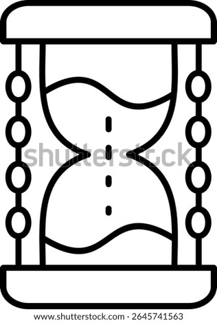 Hourglass Filled Style Icon Design