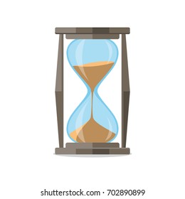 Hourglass Flat Design