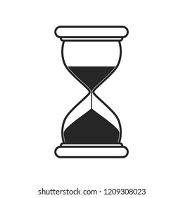 Hourglass flat icon