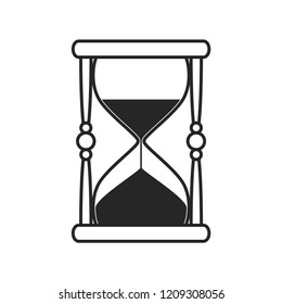 Hourglass flat icon