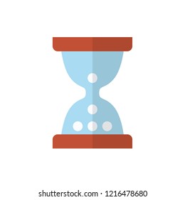 hourglass flat vector icon