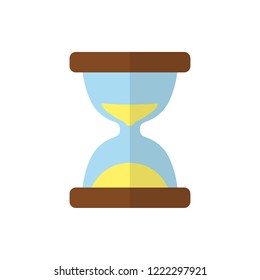 hourglass flat vector icon