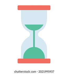 Hourglass flat vector icon which can easily modify or edit 