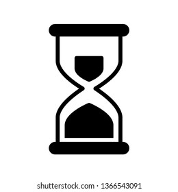 hourglass glyph icon