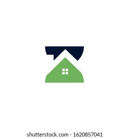 Hourglass with Home Vector Logo Design. Suitable for Creative Industry, Multimedia, entertainment, Educations, Shop, and any related business.