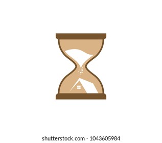 Hourglass house logo