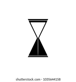 hourglass icon. 