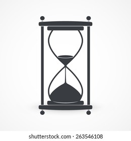 Hourglass icon.