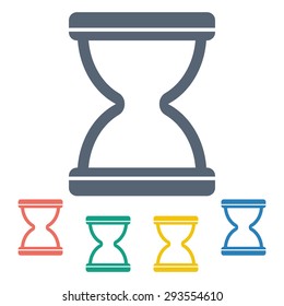 Hourglass icon. 