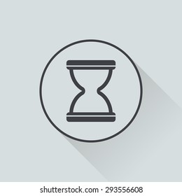 Hourglass icon.