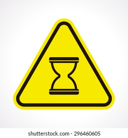 Hourglass icon. 