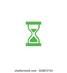 Hourglass icon.