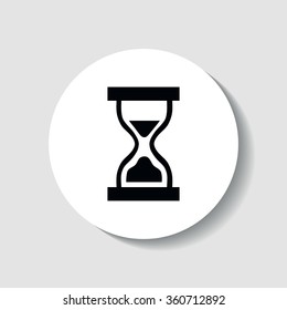 Hourglass icon.