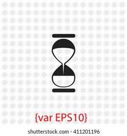 Hourglass icon.