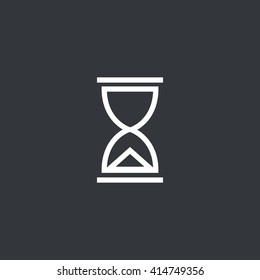 Hourglass icon.