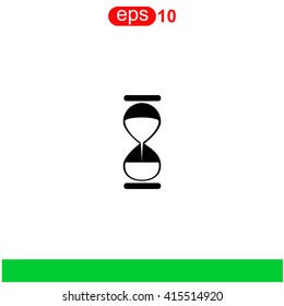 Hourglass icon.