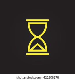 Hourglass icon.
