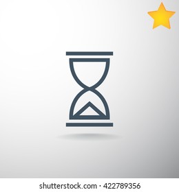 Hourglass icon. 