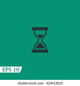 Hourglass icon.