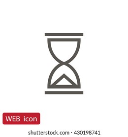 Hourglass icon. 