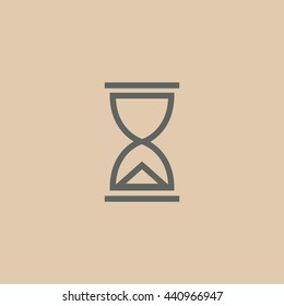 Hourglass icon. 