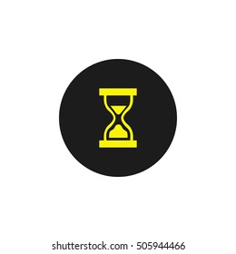 Hourglass icon.