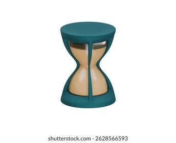 hourglass icon 3d illustration render