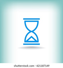 Hourglass icon Art.