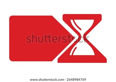 Hourglass Icon with Bold Act Fast Banner