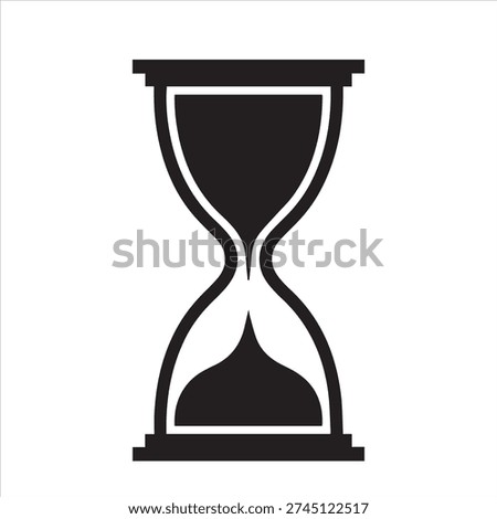 Hourglass Icon – Classic Sand Timer Symbol of Time Passage