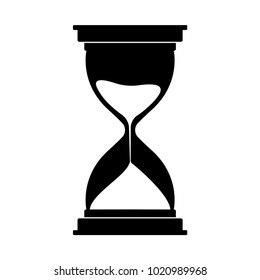 Hourglass icon. Hourglass as a concept of observing time. Modern, simple vector illustration.