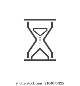 Stundenglas-Icon für die Zählzeit