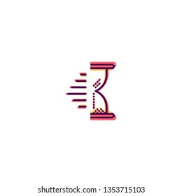 Hourglass icon design. Essential icon vector illustration