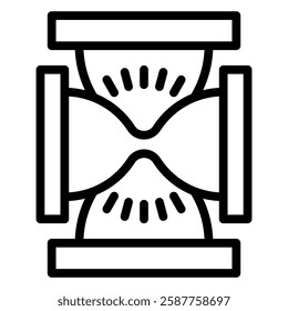 Hourglass Icon Element For Design