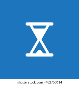 Hourglass Icon, flat design style