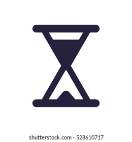 Hourglass Icon, flat design style