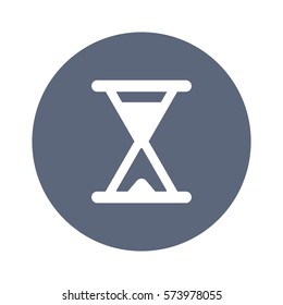 Hourglass Icon, flat design style