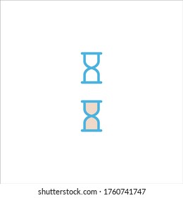 icono de vidrio de color de forma plana diseño de logotipo vectorial de moda símbolo de señalización gráfico sencillo
