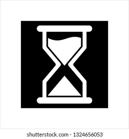 Hourglass Icon, Hour Glass Vector Art Illustration