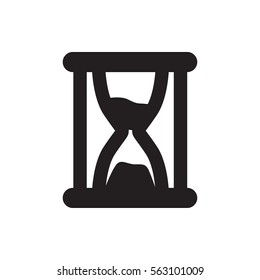 hourglass icon illustration isolated vector sign symbol
