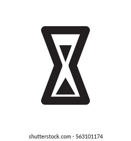 hourglass icon illustration isolated vector sign symbol