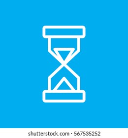 hourglass icon illustration isolated vector sign symbol