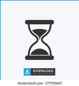hourglass icon illustration isolated vector sign symbol